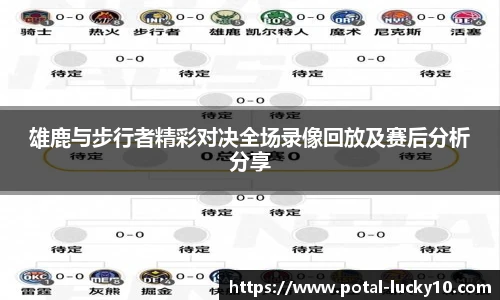 雄鹿与步行者精彩对决全场录像回放及赛后分析分享